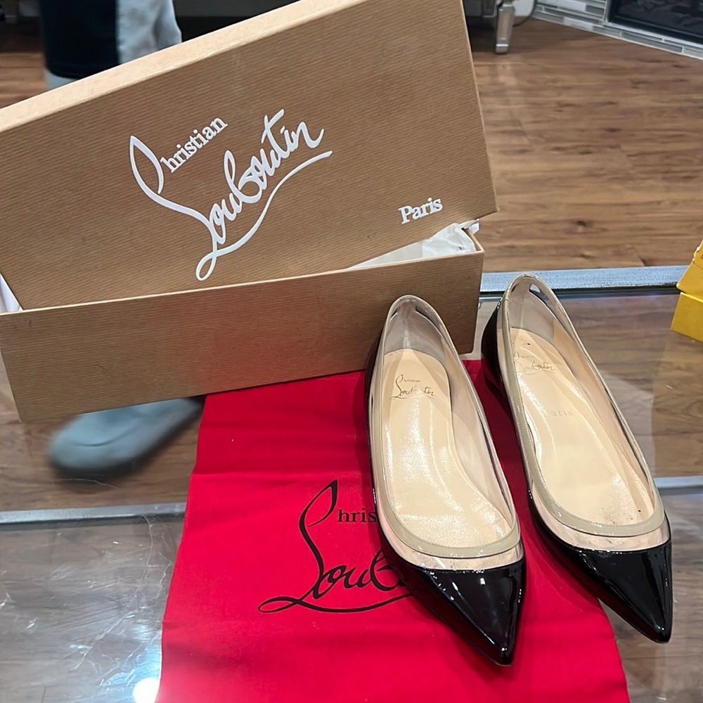 Christian Louboutin Pointed Heel Loafers Size 38